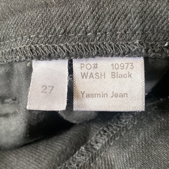 Reformation 27 Yasmin Jeans - Black High-waist Jeans - Picture 8 of 10